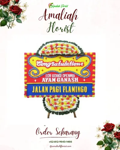 Bunga Papan Congratulation di Kebon Gede